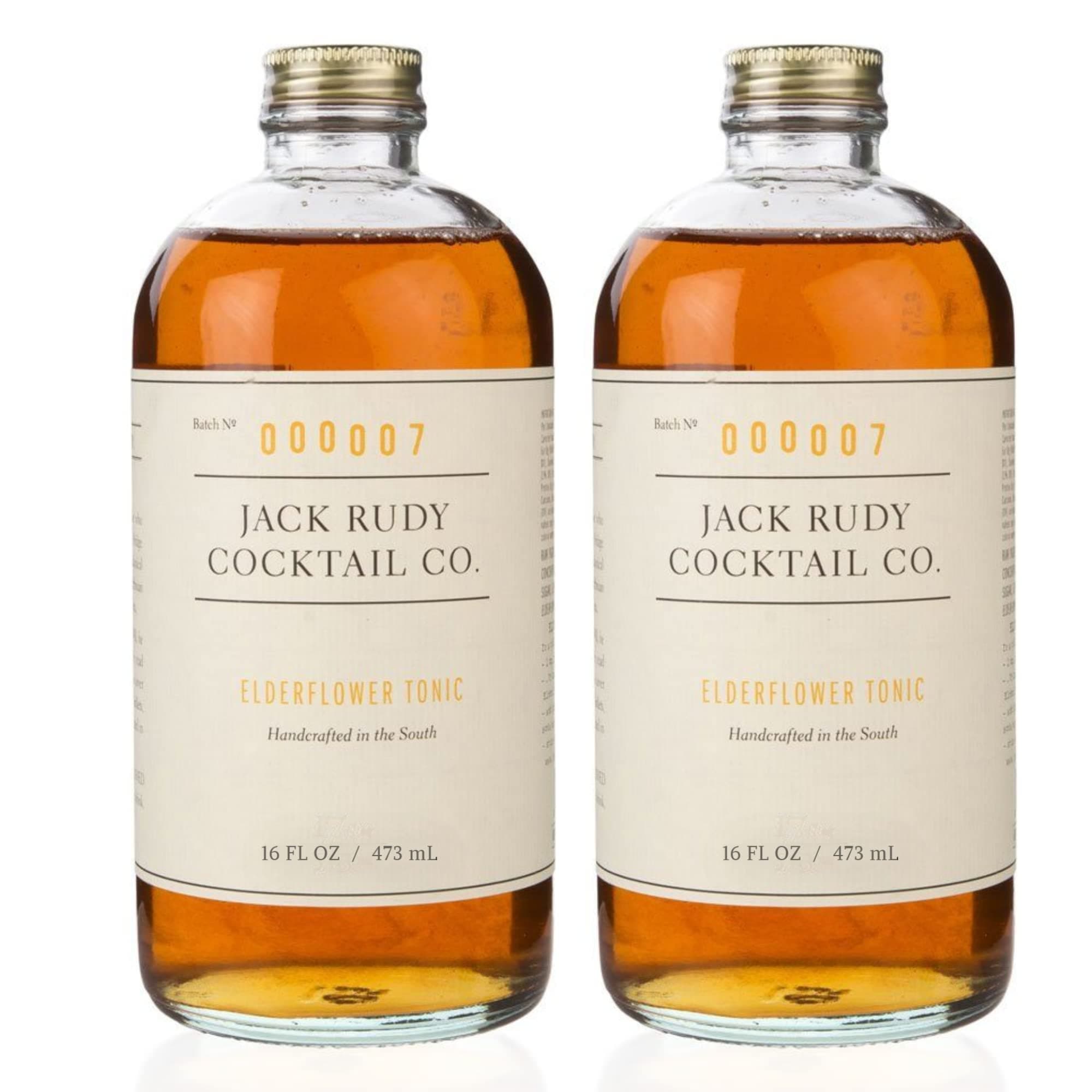 Jack Rudy Cocktail Elderflower Tonic (2 Pack)