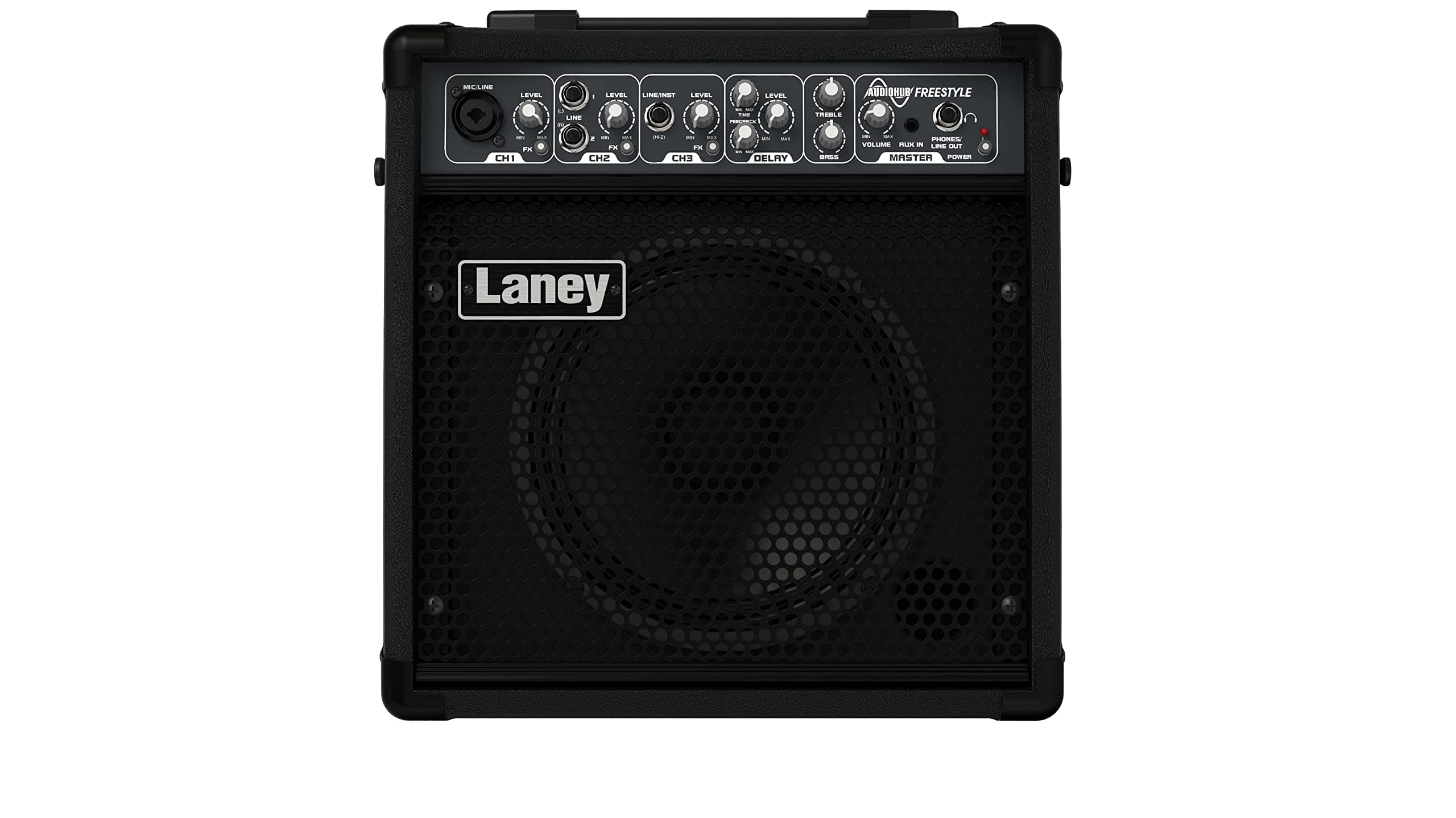 LaneyAudiohub AH-Freestyle Multi-Input Combo Mains or Battery Operated Black