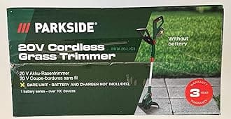 PSIDE Parkside® 20 V Battery Grass Trimmer PRTA 20-Li C3, without Battery and Charger, Trimmer, Cutting Width: Approx. 24 cm