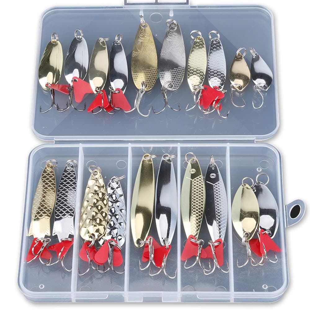 Metal Spoons Hard Baits (20 Pack)