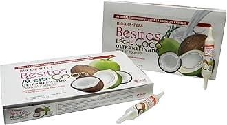 Coconut Oil Capsules 12 Pack – 0.61 oz Each, Deep Moisturizing Hair Treatment for Repair, Hydration, and Strengthening