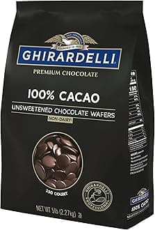 Chocolate Company 100% Cacao Unsweetened Wafers, 5lb. Bag (Pack of 1)