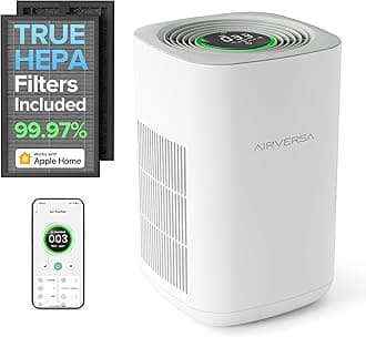 HomeKit Air Purifier with Thread, 𝗥𝗲𝗾𝘂𝗶𝗿𝗲𝘀 𝗧𝗛𝗥𝗘𝗔𝗗 𝗘𝗻𝗮𝗯𝗹𝗲𝗱 𝗔𝗽𝗽𝗹𝗲 𝗛𝗼𝗺𝗲 𝗛𝘂𝗯 3-Stage H13 True HEPA Filter Smart Air Cleaner 1000 sq.ft Purelle AP2