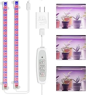 Grow Light Strips Red and Blue 2 Pack