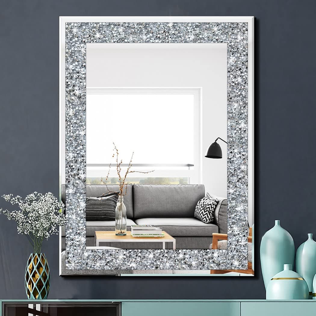 Diamond glass mirror24x32inches
