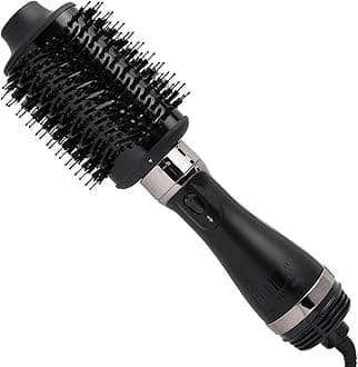 HOT TOOLS Professional Black Gold Detachable One-Step Volumizer and Hair Dryer, 2.8 inch Barrel
