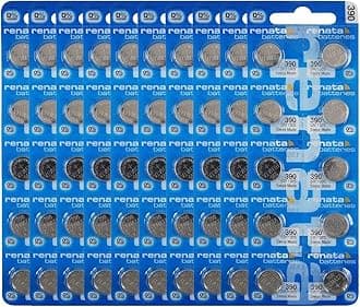 Renata 390 SR1130SW Batteries - 1.55V Silver Oxide 390 Watch Battery (100 Count)