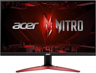 Acer Nitro 23.8" Full HD 1920x1080 PC Gaming Monitor | AMD FreeSync | Up to 100Hz Refresh | 1ms (VRB) | 99% sRGB | Two 2W Speakers | VESA Mountable | 2 x HDMI Ports 1.4 & 1 x VGA Port | KG241Y Ebmiix
