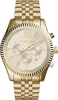 Michael Kors Lexington Men's Watch, Stainless Steel Bracelet Watch for Men