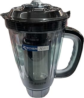 Kitchen Mart Replacement Jar For Bosch Mixer Grinder (Juicer Jar- 1500 Ml),750 Watts, Silver