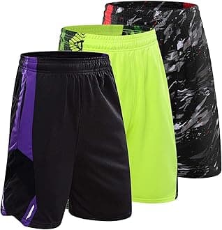1Bests 3PCS / Set Men's Running Shorts Quick Dry Running Shorts Basketball Pants Sports Pants