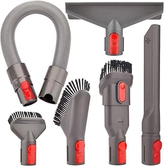 Fullclean Attachment Kit for Dyson V11 V10 V7 V8 Absolute Animal Motorhead Trigger Cordless Vacuum Cleaner (AA:Hose Attachment Kit)