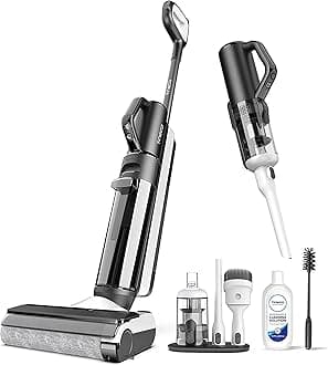 Tineco S5 Combo Cordless Wet & Dry Vacuum Cleaner, Converts to Handvac, Lightweight & Self-Propelled, Hands-Free Self-Cleaning, iLoop Smart Sensor, Tough Stain Removal, Auto Floor Washer