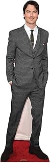 Star Cutouts CS577 Ian Somerhalder Lifesize Cardboard Cutout – TV Heart-Throb Party Decoration, Fan Gift & Collector Display, Brown