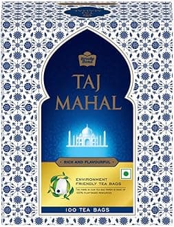 Taj Mahal Tea Bags 100 pcs|Rich and Flavourful Chai - Premium Leaf Tea