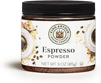 King Arthur Espresso Powder: Premium Baking Extract for Rich Chocolate Flavoring, 3 oz Reusable Jar, Kosher Certified - Enhance Your Desserts with Instant Coffee Intensity