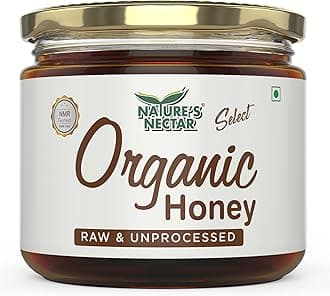 Nature's Nectar Raw Organic Honey 400g | 100% Pure NMR Tested Honey | Raw and Unprocessed | NPOP Certified Organic