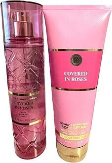 Bath and Body Fine Fragrance Mist (Covered in Roses Mist Cream Set)