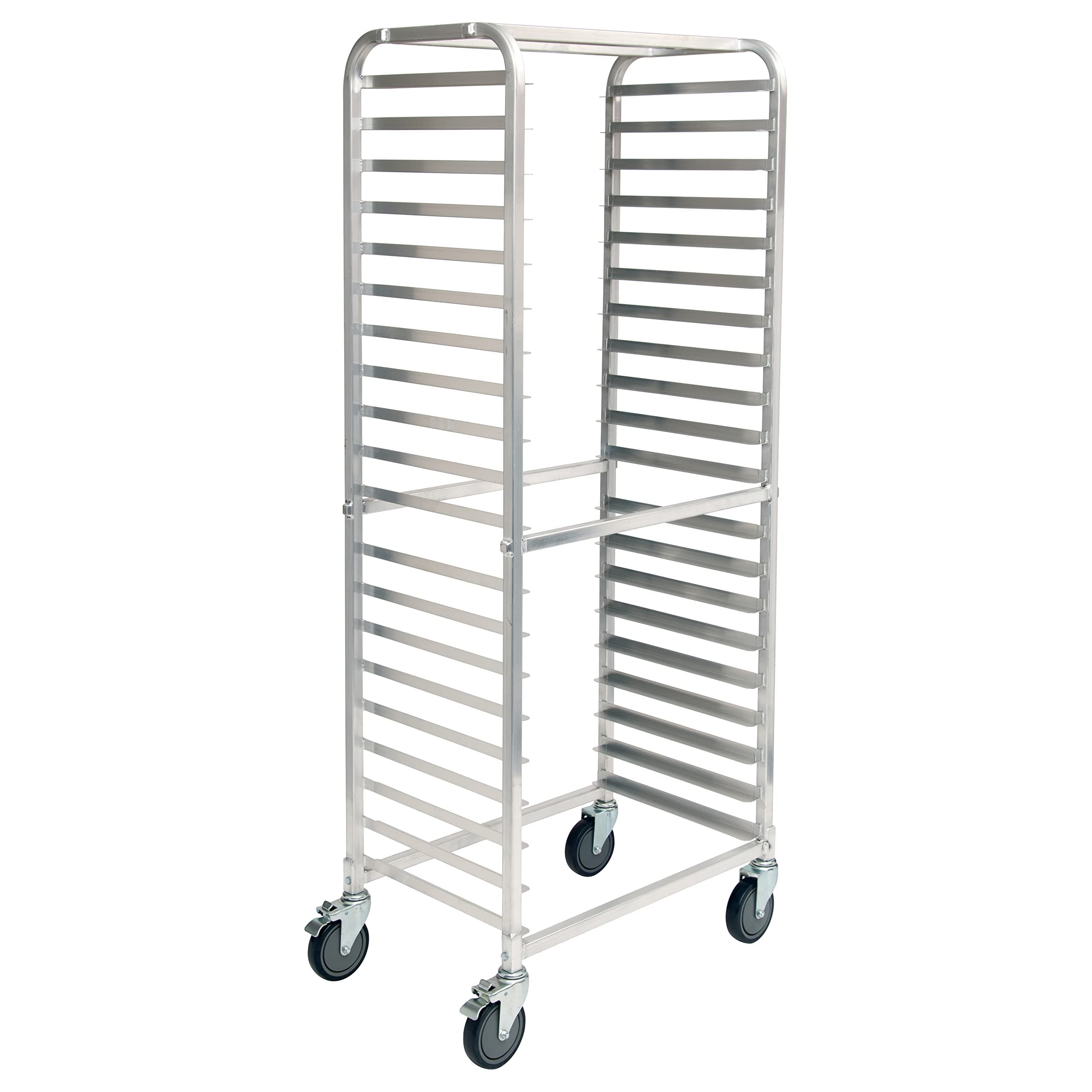 Aluminum Sheet Pan/Bun Rack, 3" Spacing, Side Loading, 20 Tier