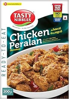 TASTY NIBBLES Ready to Eat Chicken PERALAN | Kerala Special | Open Heat & Eat | Non-Vegetarian | No Added Preservatives | Japanese Retort Technology 200GM Pouch (Pack of 1)