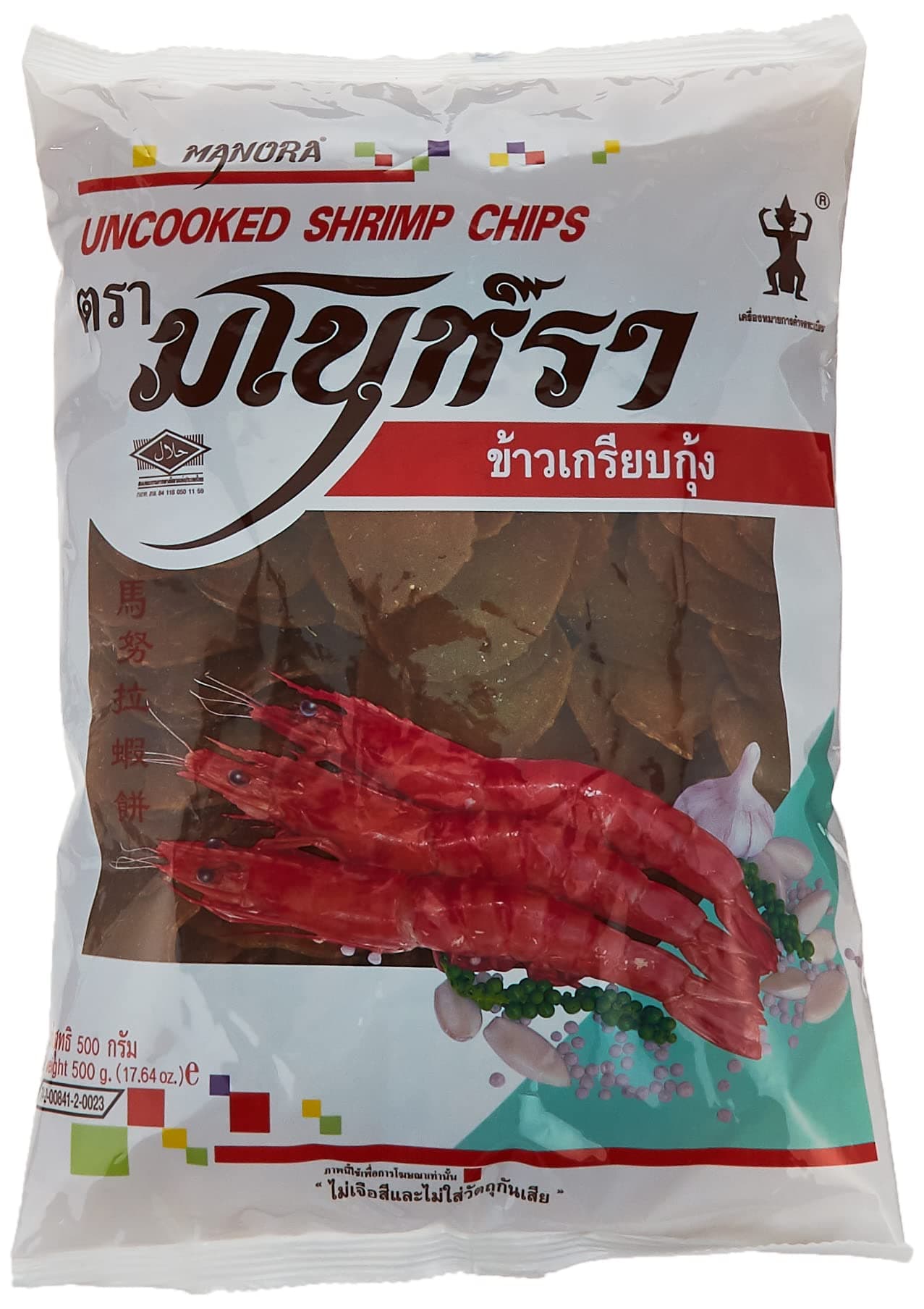 Manora Uncooked Shrimp Chips, 500g