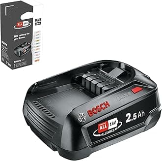 Bosch Battery Pack PBA 18V (battery 2.5 Ah W-B, 18 Volt System, in carton packaging)