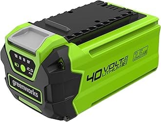 Greenworks 40V 2.5Ah Lithium-Ion Battery (Genuine Greenworks Battery / 75+ Compatible Tools)