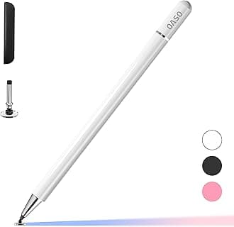 Stylus Pen for Touch Screens, Disc Tip & Magnet Cap Styli Pencil Compatible with Apple iPad pro/iPad 6/7/8/9/iPhone/Samsung Galaxy Tab A7/S7/Fire HD 7/8/10 Plus Tablet/All Touch Devices.