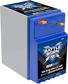 100Ah 12V GC2 Smart Lithium-Ion (LiFePO4) RV, Marine, Solar, & Off Grid Battery - Bluetooth Connectivity - Battle Born Batteries