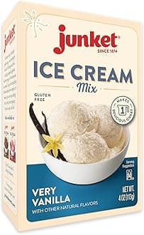 Junket Ice Cream Mix Very Vanilla, 4 Ounce (Pack of 1)