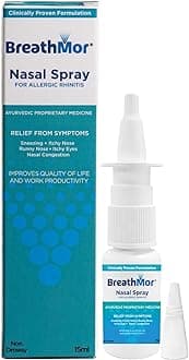 - Nasal spray for ALLERGY | Clinically Backed | Ayurvedic| Cinnamon Bark Extract | Non-Drowsy | Relieves Sneezing, Itchy Nose, Runny Nose, Itchy Eyes, and Nasal Congestion (15ml)