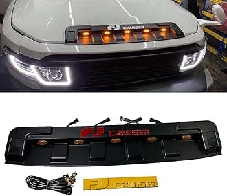 BST BSSP Front Engine Hood Air Intake Grille Cover w/Lamp Compatible with 200...