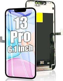 EFAITHFIX for iPhone 13 Pro Screen Replacement 6.1 Inch LCD COF 3D Touch Display Full HD Digitizer Frame Assembly Compatible with Model A2483,A2636,A2638,A2639,A2640 with Waterproof Adhesive, No Tools