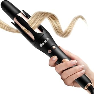 ELLA BELLA® Automatic Rotating Curling Iron • Automatic Hair Curler • Easy to Use • Digital Display to Control Temperature Accurately • Transform Your Look in Seconds