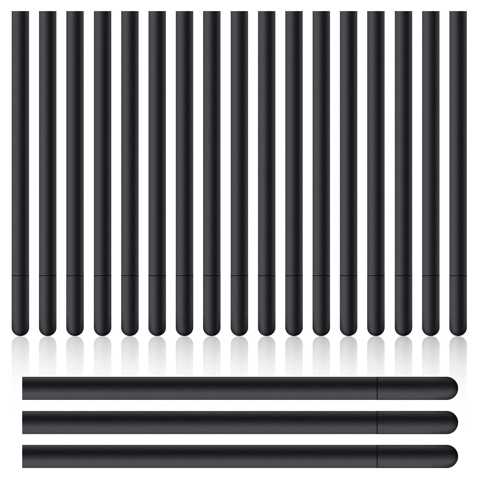 20 Pieces Replacement Standard Pen Nibs Black Replacement Refill Standard Nibs Drawing Pen Compatible with Wacom Bamboo Intuos Ctl471 Ctl671 Ctl672 Cth480