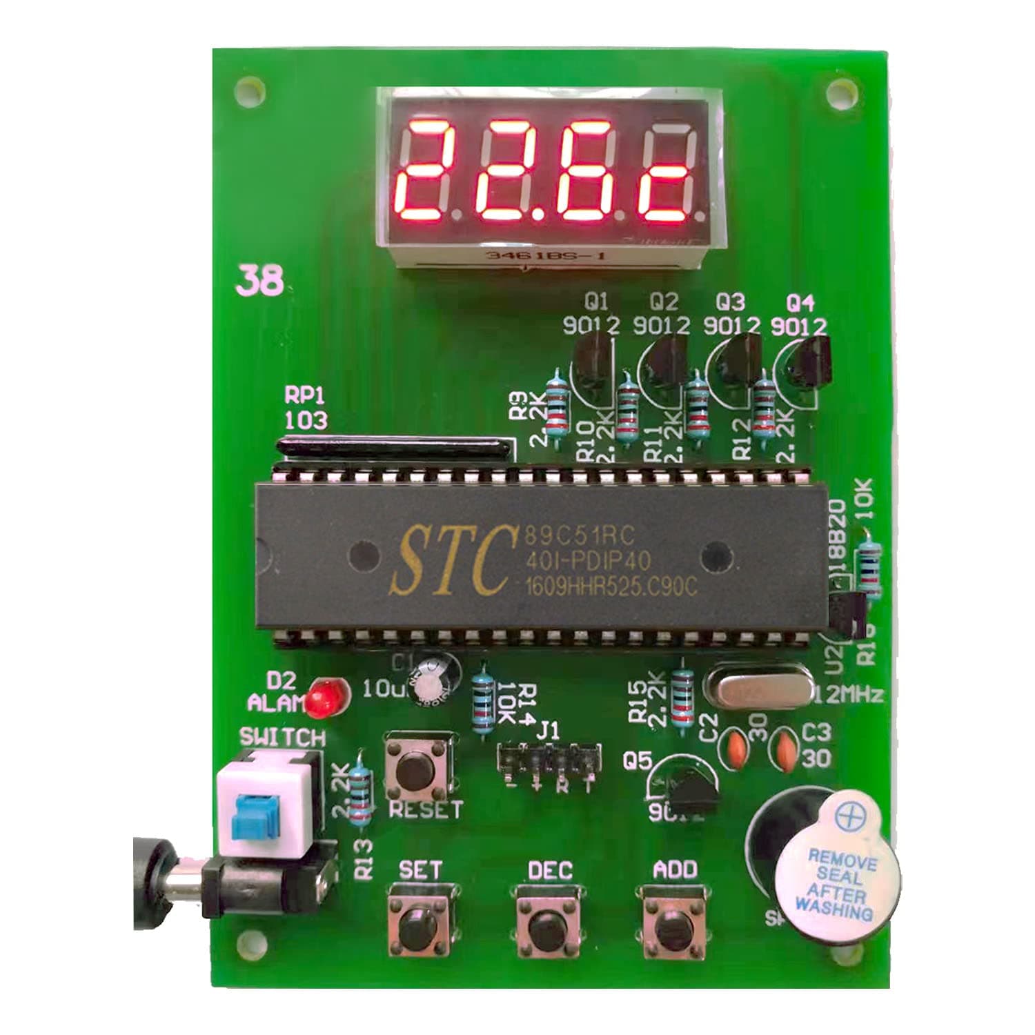 Soldering Projects DIY Electronics Kits Temperature Measurement Alarm Electronics Soldering Kit