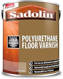 Sadolin Polyurethane Floor Varnish 5 litre Satin