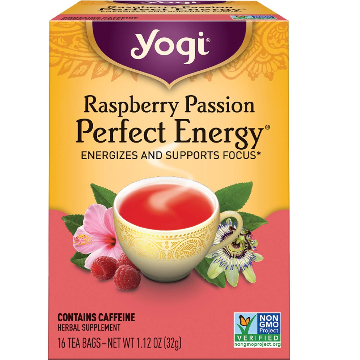 Yogi Raspberry Passion Perfect Energy Tea