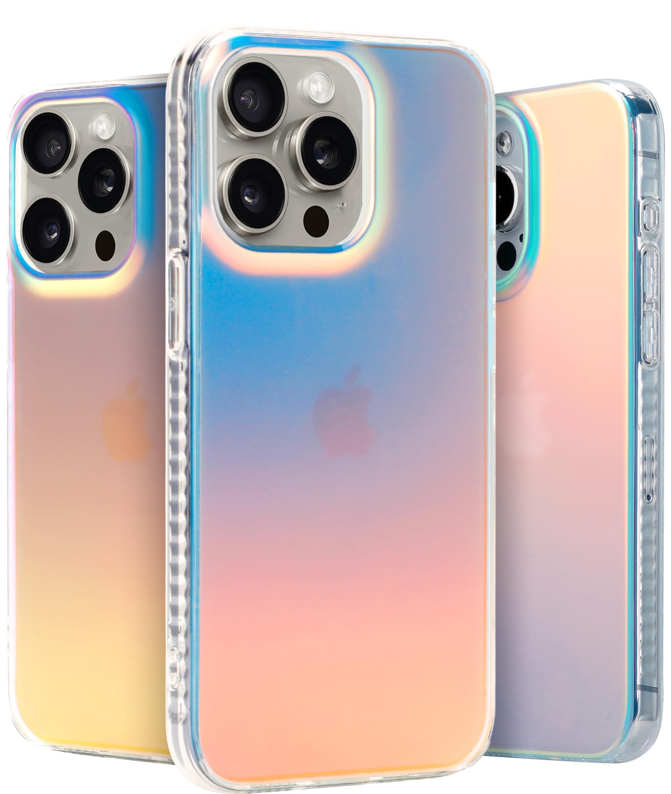 Hue - for iPhone 15 Pro Case - Iridescent [10FT Drop Protection] - Shockproof Cover with Color Changing Effect | Cute and Unique for Women, Girls and Men (2023)