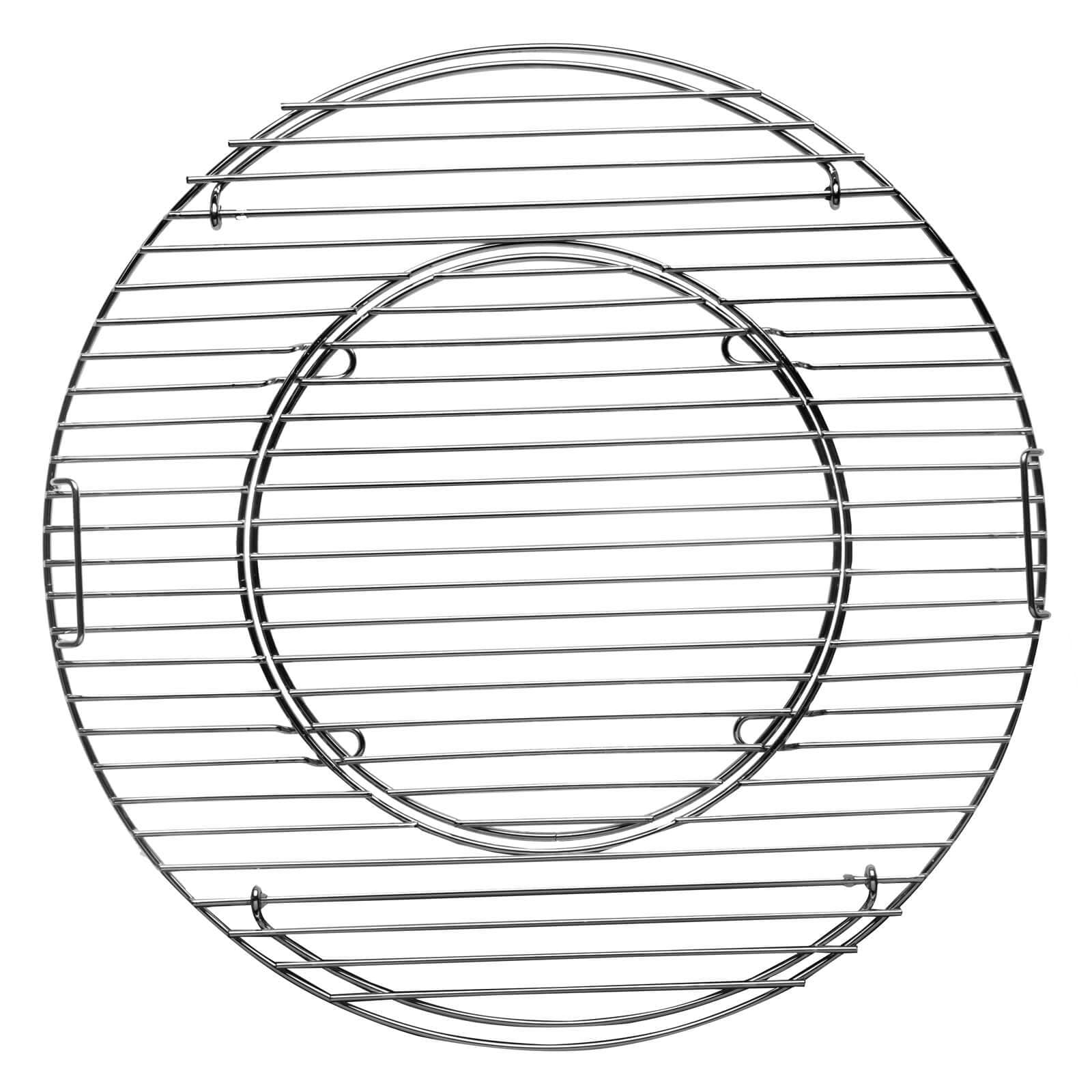 Tepro Main Grill Grate 47 cm Rack System, Chrome, 43.5 x 43.5 x 4.5 cm Round 8569