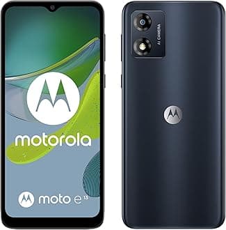Motorola Moto (e13, 6.5 Inch HD+ Display, AI-powered Camera System, Dolby Atmos, 5000 mAh Battery, 2/64 GB, Dual SIM), Cosmic Black