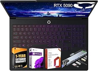 Legion Pro 7i 16" OLED WQXGA 240Hz Gaming Laptop Intel Core Ultra 9 275HX, 64GB RAM 2TB SSD NVIDIA GeForce RTX 5090 Eclipse Black, Win 11 Pro, 1-Year Ext Warranty, Microsoft Office, GIZPRO HUB