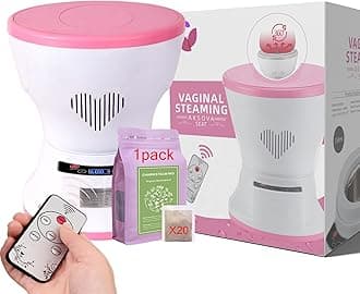 Yoni Seat,Yoni Kit, Steam Seat with 20 Bags Yoni Herbs, Upgraded V Steam at Home Kit for Women Health, PH Balance, Postpartum Care, Feminine Odor and Cleansing