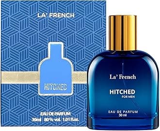 - La French Hitched Perfume for Men, Long-Lasting Luxury Fragrance, Ideal Birthday Gift For Men,Best Men's Perfume with All-Day Scent, luxury perfume for Men, Travel-Friendly Perfume (30ML)