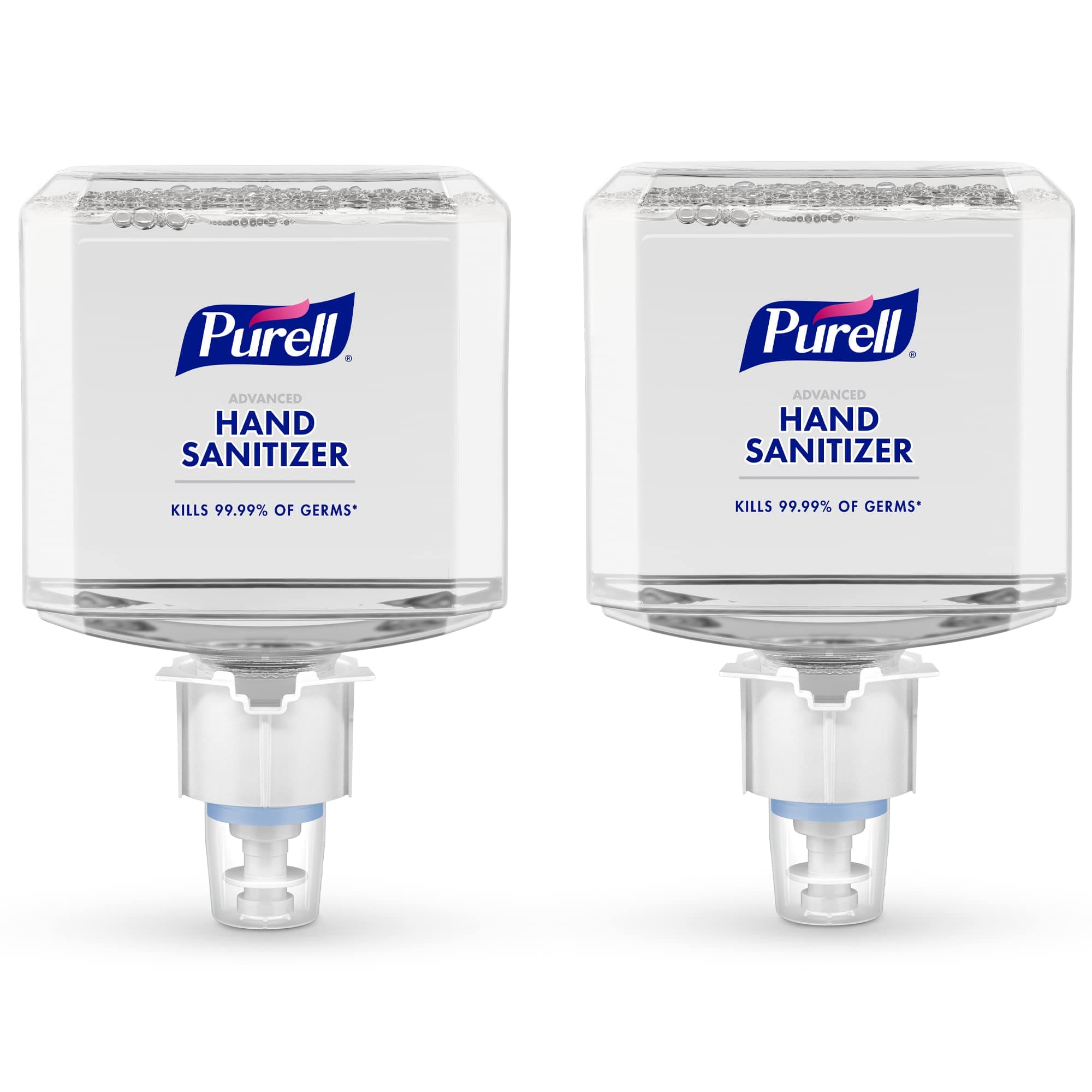 PURELL Brand Advanced Hand Sanitizer Foam, Clean Scent, 1200 mL Refill for PURELL ES6 Automatic Hand Sanitizer Dispenser (Pack of 2) - 6453-02