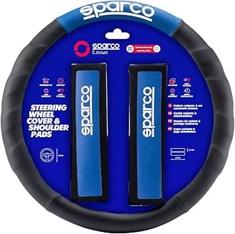SPARCO SPC1111KAZ Set of 2 Pads + Covers Steering Wheel, Blue