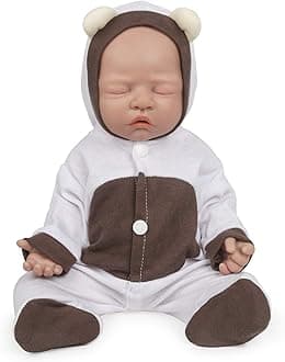 12 inch Realistic Silicone Babies Anatomically Correct Cute Silicone Dolls for Kid Birthday Collectible Gifts - Girl