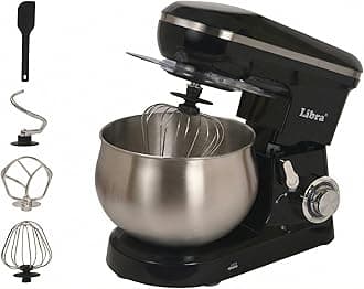 - Digital Stand Mixer with Inbuilt Presets | Multifunctional 1300 Watts Dough Kneader | 5.5 Lit SS Bowl | 4 Safety Features | Metal Gears & Planetary Rotation, Black