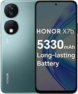 HONOR X7b Mobile Phone Unlocked, 108MP Triple Camera, 6.8" 90Hz Fullview Display, 6 GB+128 GB, Android 13, Dual SIM, Emerald Green