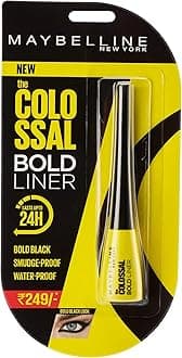 Colossal Bold Eyeliner, Black, Glossy Finish, 15g